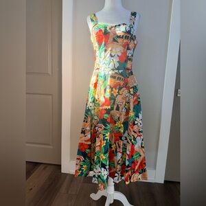 Belle Poque Pinup Floral Dress